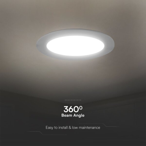 LED Podhledové svítidlo SAMSUNG CHIP LED/6W/230V 3000K pr. 12 cm bílá