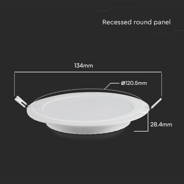 LED Podhledové svítidlo SAMSUNG CHIP LED/6W/230V 3000K pr. 12 cm bílá