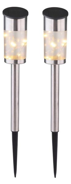 Globo 33799-2 - SADA 2x Solární lampa 10xLED/0,06W/1,2V IP44