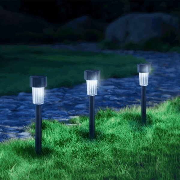 Aigostar - LED Solární lampa LED/0,006W/1,2V 40mAh 6500K IP44 29,5 cm