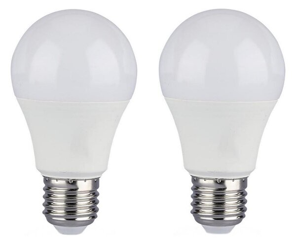 SADA 2x LED Stmívatelná žárovka A60 E27/9W/230V 6400K
