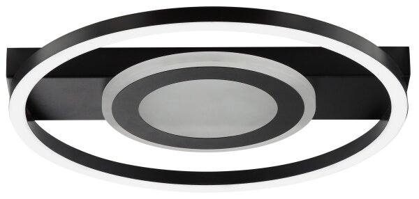 Brilliant -LED RGBW Stm stropsvítidlo MAUREEN LED/20W/230V 3000-6500K černá+ DO