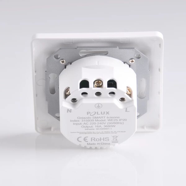 Chytrá zásuvka SMART 3680W/230V/16A Wi-Fi Tuya SCHUKO