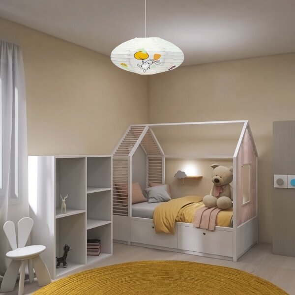 Rabalux 71408 - Dětské stínidlo k lustru HOPPLY max. 40W pr. 50 cm