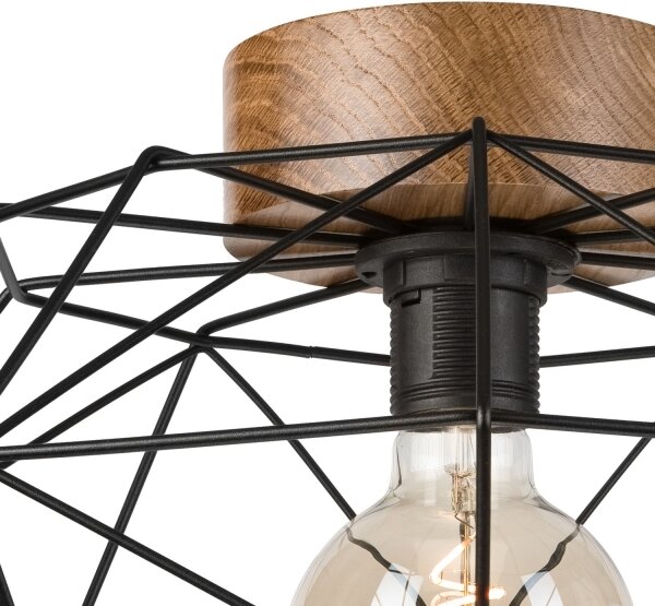 Brilagi - Stropní svítidlo WOODY BASKET 1xE27/60W/230V dub