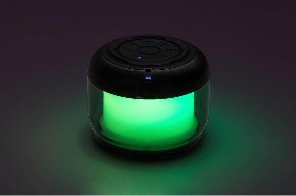 Rabalux 76110 - RGB Stolní lampa s reproduktorem RADELIA RGB/3W/3,7V 500mAh