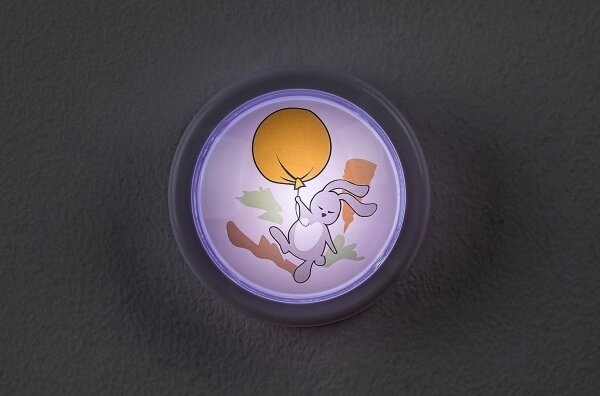 Rabalux 76073 - LED Dětské noční světlo HOPPLY LED/0,3W/2xAA 6000K