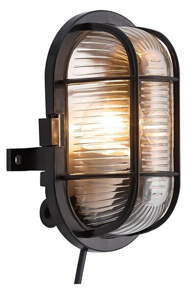 Nordlux - Venkovní nástěnné svítidlo SKOTLAMPE 1xE27/60W/230V IP44 černá