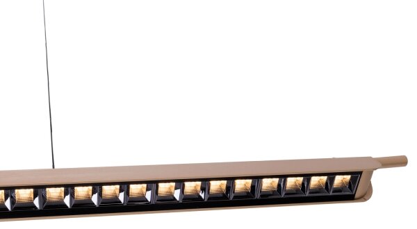 MAXLIGHT P0596 - LED Lustr na lanku JO-JO LED/40W/230V zlatá