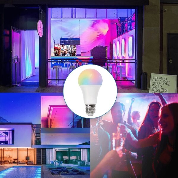 LED RGBW Stmívatelná žárovka E27/8W/230V 3000K - Aigostar
