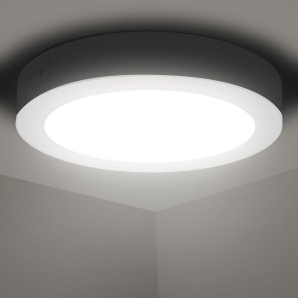 Aigostar - LED Stropní přisazené svítidlo LED/12W/230V pr. 17,4 cm 4000K bílá