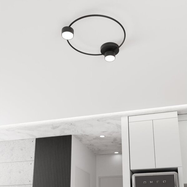 Stropní svítidlo LUCIO 2xGX53/12W/230V černá
