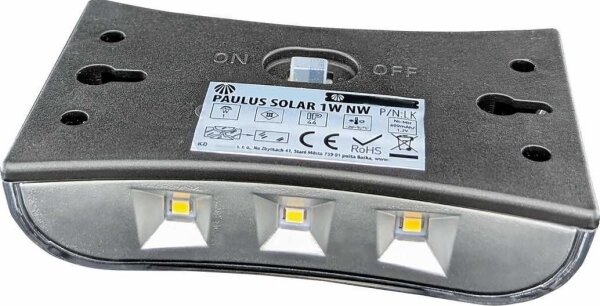 LED Solární nástěnné svítidlo LED/1W/1,2V 600 mAh IP44