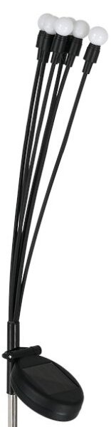 LED Solární svítidlo MULTI LED/0,06W/1,2V 150 mAh IP44 černá