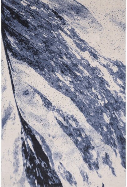 Modrý vlněný koberec 133x180 cm Albo – Agnella