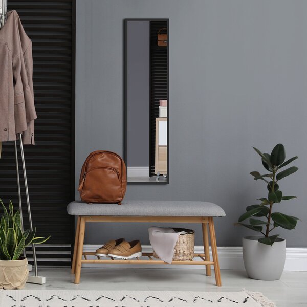 Styler Floryda zrcadlo 32x122 cm obdélníkový černá LU-12361