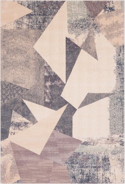 Růžovo-béžový vlněný koberec 133x180 cm Braque alabaster – Agnella