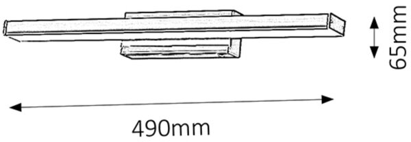 Rabalux 5897 - LED Nástěnné koupelnové svítidlo JOHN LED/12W