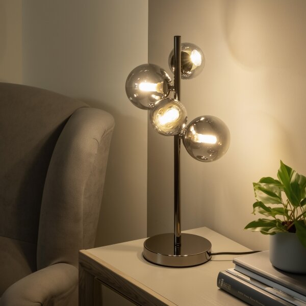 Brilagi-Náhr. sklo k lustru, nást.svítidlu a lampě MISTEL,MILLA pr.15 cm kouřová