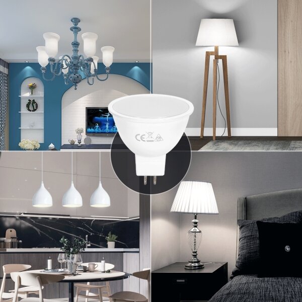 LED Žárovka MR16 GU5,3/3W/12V 6500K - Aigostar
