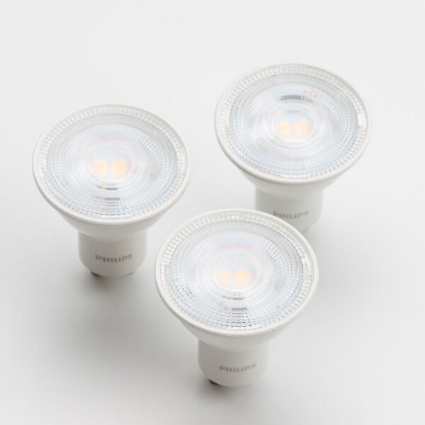 SADA 3x LED Žárovka Philips GU10/4,7W/230V 2700K