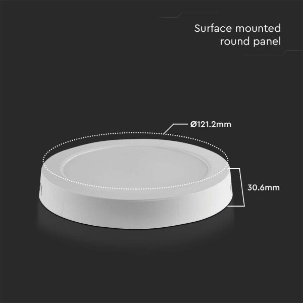 LED Stropní svítidlo LED/6W/230V 3000K pr. 12 cm bílá