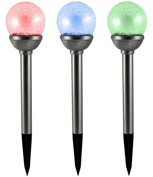 LED RGB Solární svítidlo LED/0,04W/1,2V 600 mAh IP44
