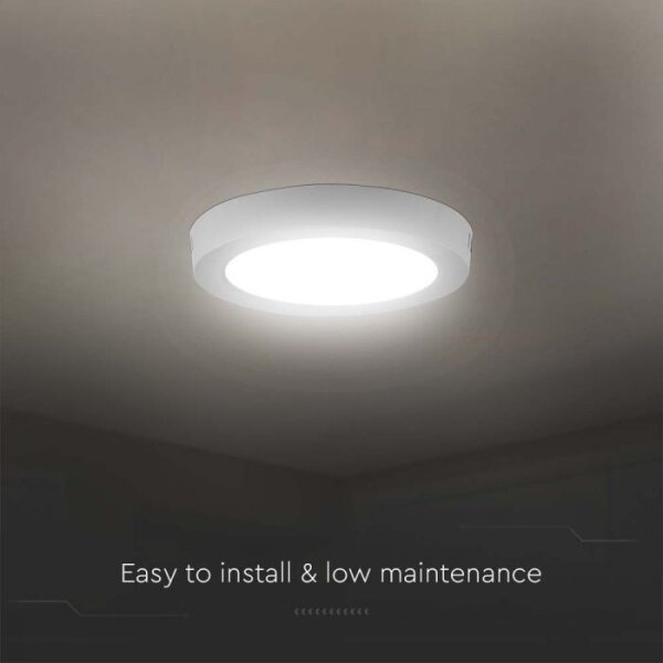 LED Stropní svítidlo LED/6W/230V 6500K pr. 12 cm bílá