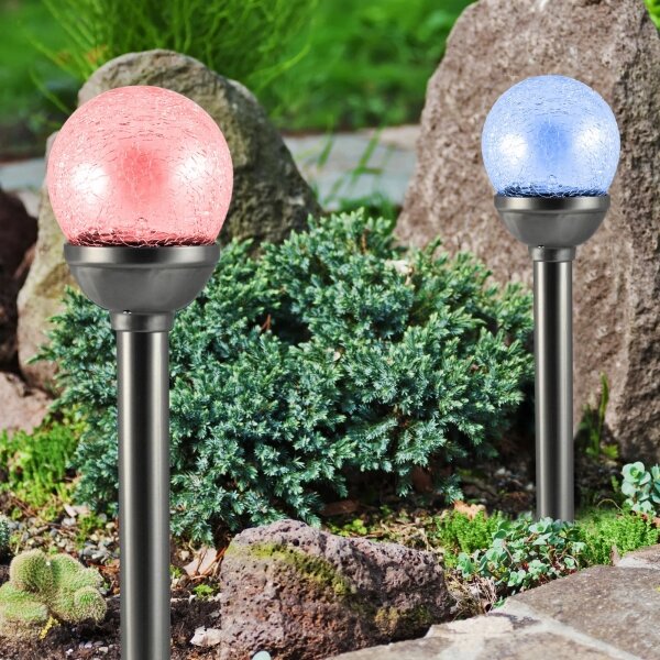 LED RGB Solární svítidlo LED/0,04W/1,2V 600 mAh IP44
