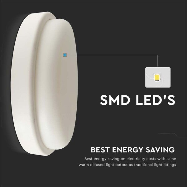 LED Koupelnové stropní svítidlo LED/12W/230V 3000K IP54 pr. 15 cm