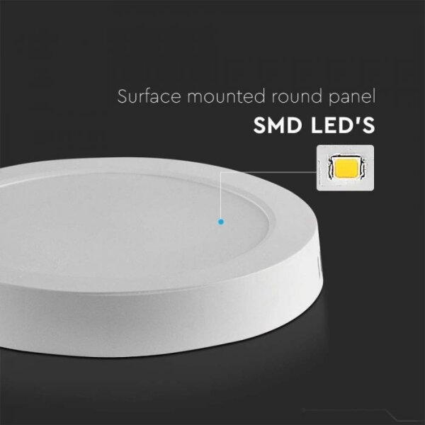 LED Stropní svítidlo LED/6W/230V 6500K pr. 12 cm bílá