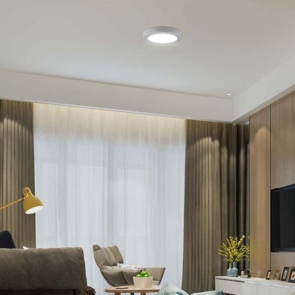 LED Stropní svítidlo LED/6W/230V 6500K pr. 12 cm bílá