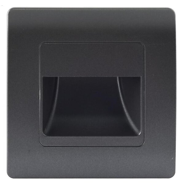 Emithor 70438 - LED Schodišťové svítidlo STEP LIGHT LED/1W/230V 4000K černá