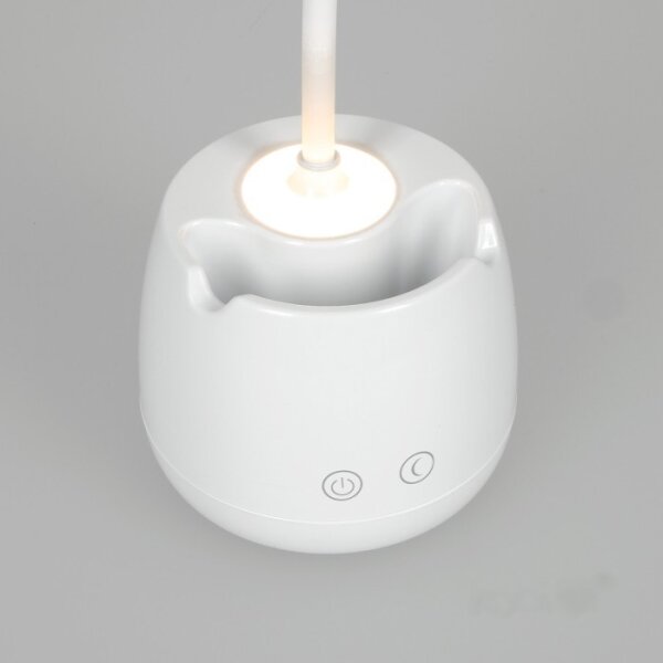 LED Stm. flexi. nabíjecí stolní lampa LUSIA LED/5W/5V 3000/4000K 1200 mAh bílá