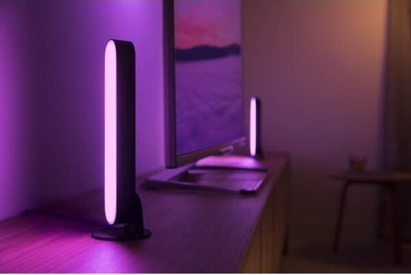 Philips - SADA 2x LED RGB Stmívatelná stolní lampa Hue PLAY DPACK WACA 6W/230V