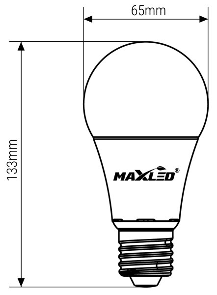LED Žárovka A65 E27/15W/230V 4000K