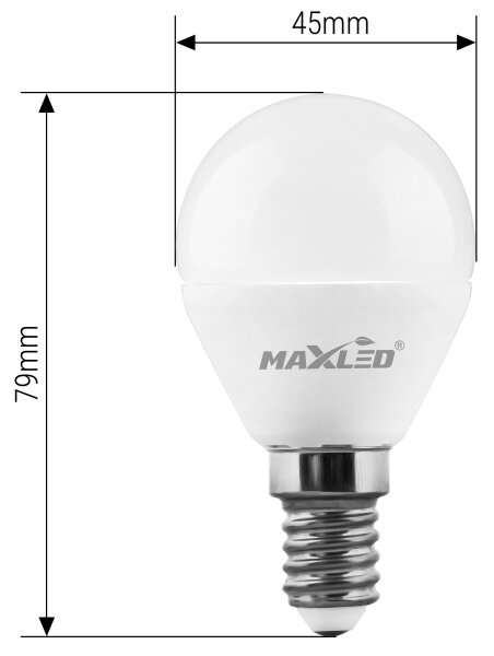 LED Žárovka G45 E14/7W/230V 4000K
