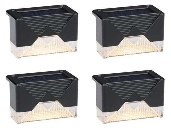 Grundig - SADA 4x LED Solární nástěnné svítidlo LED/1,2V 600 mAh IP44