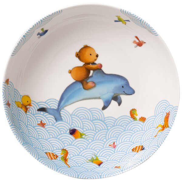 Villeroy & Boch Happy as a Bear dětský hluboký talíř, 19,5 cm 14-8664-2752