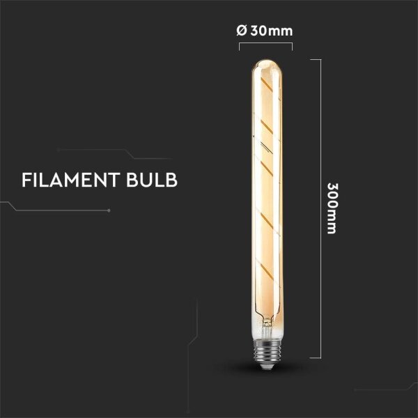 LED Žárovka FILAMENT T30 E27/5W/230V 2200K