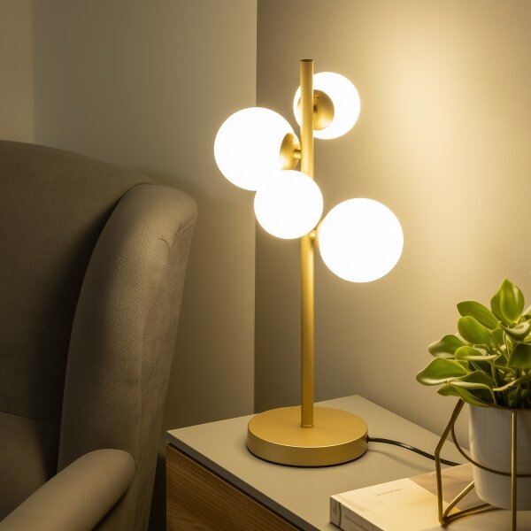 Brilagi - Náhr. sklo k lustru, nást. svítidlu a lampě MISTEL,MILLA pr.8 cm bílá