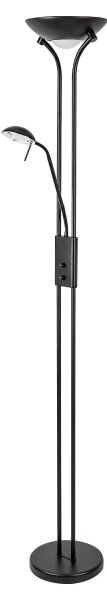 Brilagi - Stmívatelná stojací lampa SCARLETT 1xR7s/230W/230V + 1xG9/40W černá