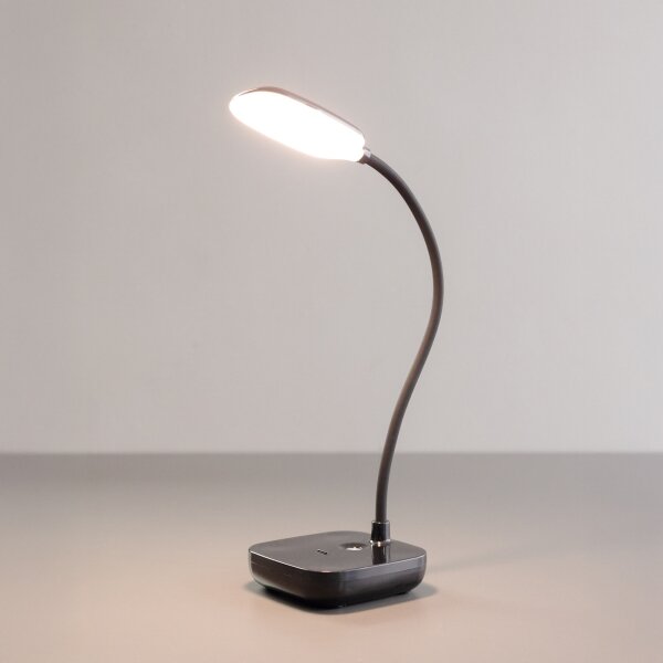 Zuma Line 1961-BK-LED Nabíjecí stolní lampa LED/7W/1200mAh 3000/4500/6000K černá