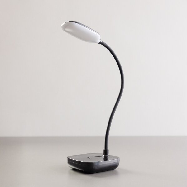 Zuma Line 1961-BK-LED Nabíjecí stolní lampa LED/7W/1200mAh 3000/4500/6000K černá
