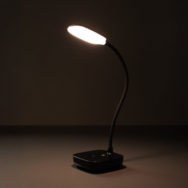 Zuma Line 1961-BK-LED Nabíjecí stolní lampa LED/7W/1200mAh 3000/4500/6000K černá