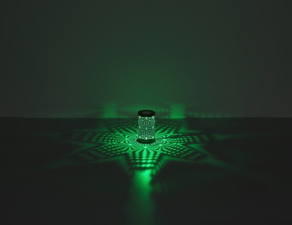 Globo 21018CH - LED RGB Dotyková stolní lampa AMIYAH LED/1W/5V 500 mAh hnědá