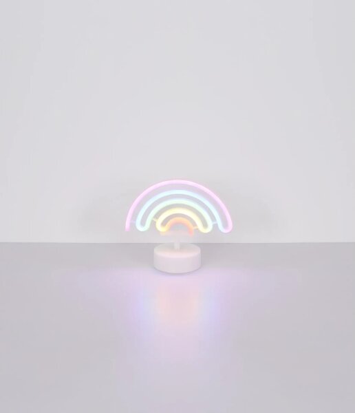 Globo 28063 - LED Neonová stolní dekorace PELANGI LED/2W/3xAA duha