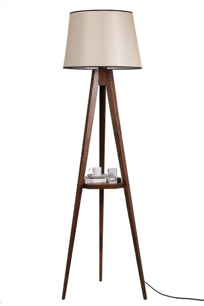ASIR Stojací lampa TRIPOD ořech