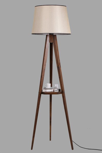 ASIR Stojací lampa TRIPOD ořech