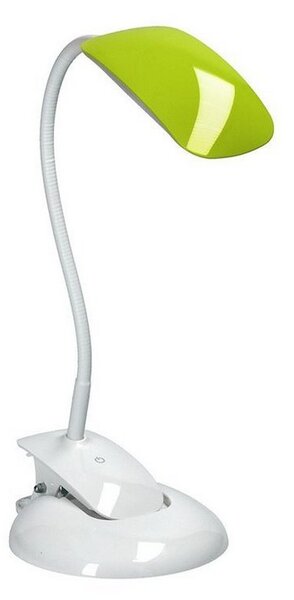 SOLIGHT LED stolní lampička stmívatelná 5W/4000K/300Lm bílá s klipem